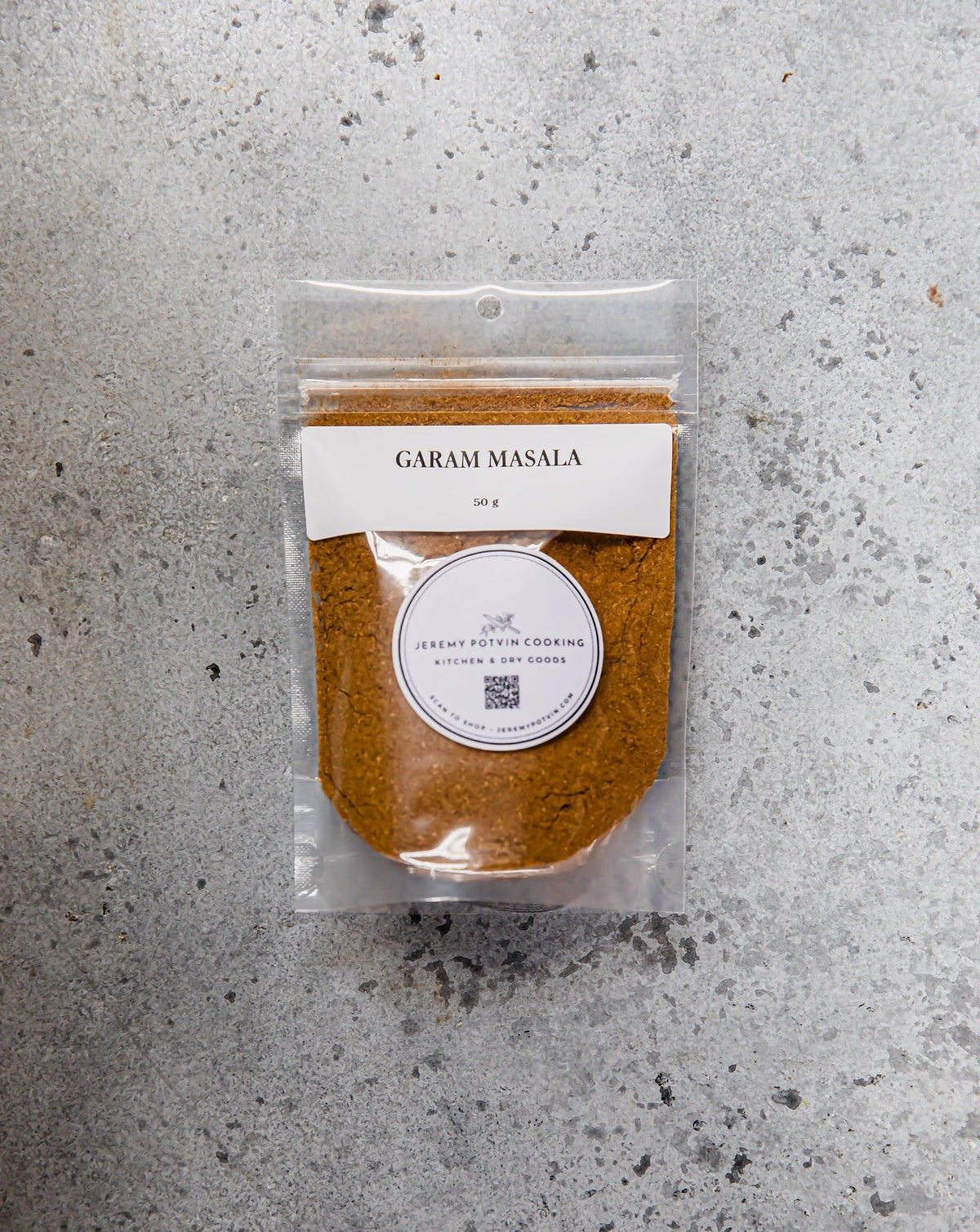 Spice jars from the Jeremy Potvin Cooking spice collection